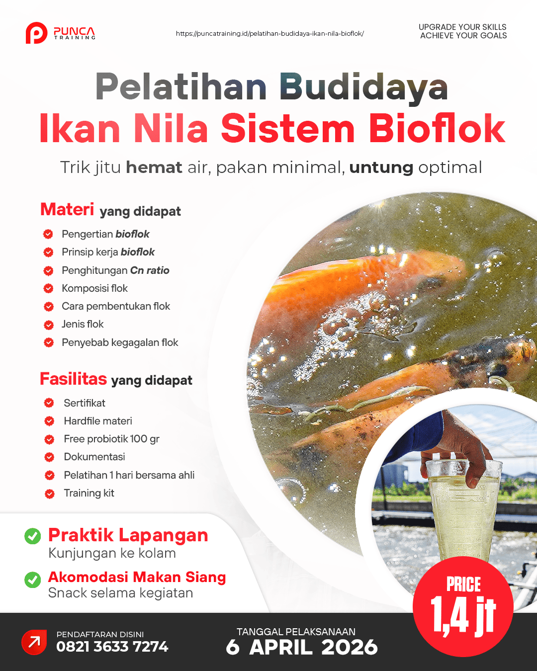 Pelatihan Budidaya Ikan Nila Bioflok