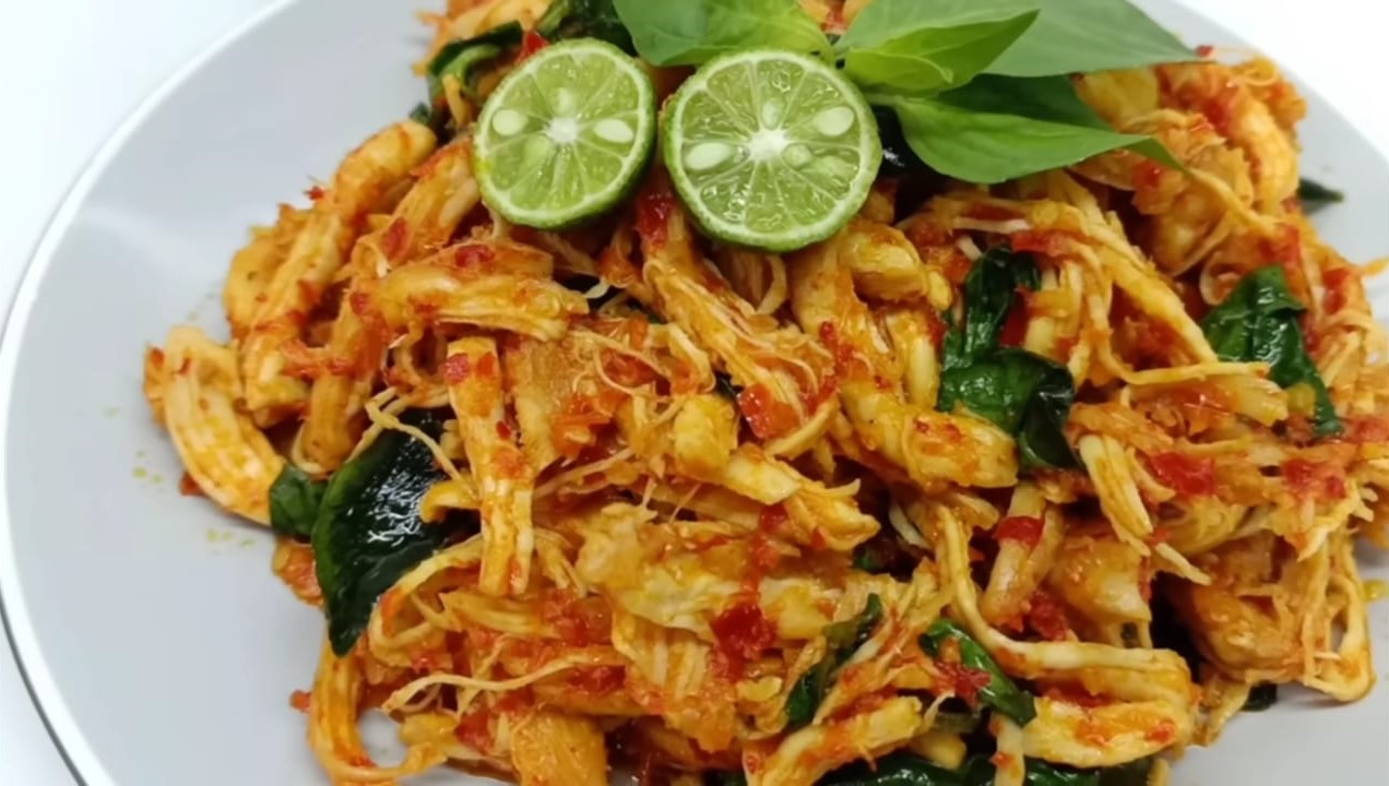 Resep ayam suwir ala catering