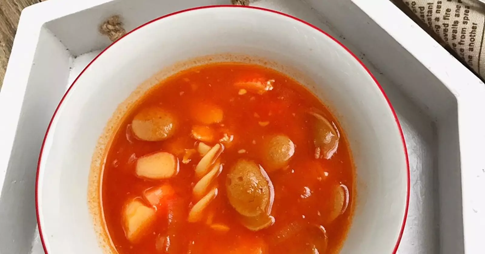 resep sup merah ala catring