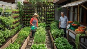 aktivitas berkebun setelah pensiun