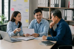 Proses knowledge transfer dari karyawan senior yang memasuki masa MPP kepada penggantinya